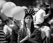 Auckland City street photo, Queent St, Farmers Santa Parade